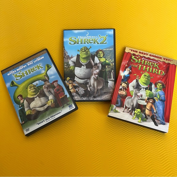3 Movies: Shrek Collection DVDs. - Picture 1 of 8